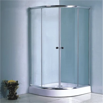 Piatto doccia angolare in lega di alluminio cromato, box doccia angolare, prezzo di vendita