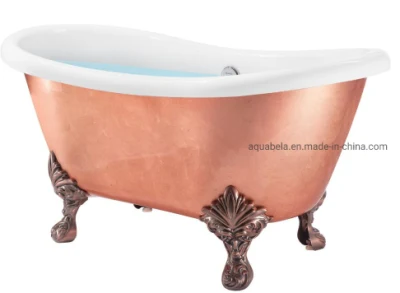2020 Aquabela Ce/Cupc vasca da bagno da bagno con piedini a immersione in acrilico di lusso color bronzo viola (JL6905)